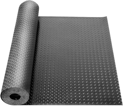 mosegor Tapis en Caoutchouc Antidérapant, 100 x 500 CM Tapis Sol Caoutchouc Tapis Antidérapant 3 MM Épaisseur Dalle Garage Tapi Protection Sol pour Sol Garage et Entrepôts (Style A)