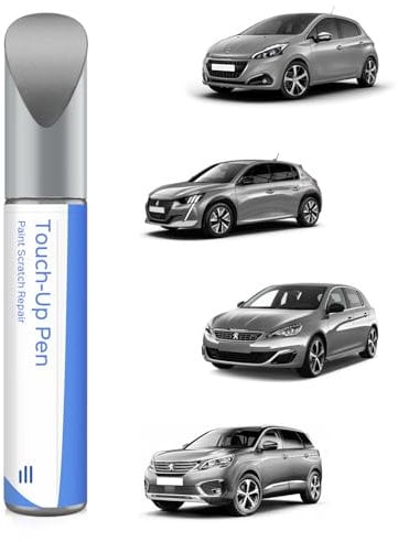 Pintura de retoque KCA Gris Artense metálico/Cumulus Grey Metallic para Peugeot Coincidencia exacta – Repara arañazos y desconchados