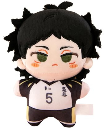 Zhongkaihua Anime Haikyuu Plüsch-Kotaro Bokuto Figur, weich gefüllt, Haikyuu-Kissen, Sofa, Schlafzimmer, Heimdekoration, Sammlerstücke, Geschenke, 20 cm