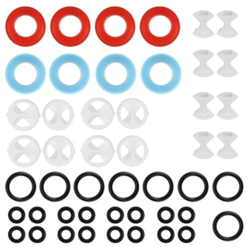 ANBOO 48PCS Tap Valve Cartridge Replacement Kit,Mixer Tap Washers for Kitchen Sink, Bathroom, Kitchen, Office