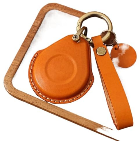 YELEMEABHB Étui en Cuir véritable for clé Intelligente 2024 Housse de clé de Voiture adaptée for Porte-clés for Harley Davidson X48 883 1200 114 Street Glide Étui à clés(Giallo)