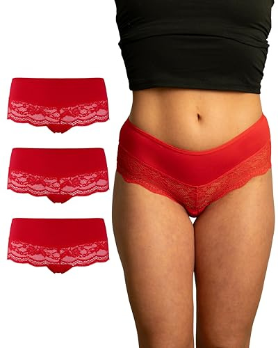 Benonetti Damen Hipster Slips 3er Pack Baumwolle, weich, atmungsaktiv, formstabil, bequemer Sitz ohne Einschneiden – Komfortable Unterwäsche für Alltag, Freizeit & Wohlgefühl