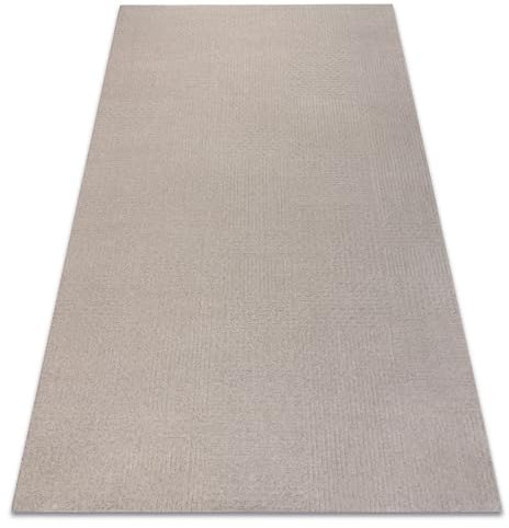 rugsx Wollteppich TEXTURA 488.24.LA110 OSTA - modern - Linien, strukturell grau/beige 200x300 cm