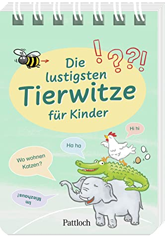 Die lustigsten Tierwitze für Kinder: Witzebuch für Erstleser ab 6 Jahren (Kleine Geschenke zur Einschulung & für die Schultüte)