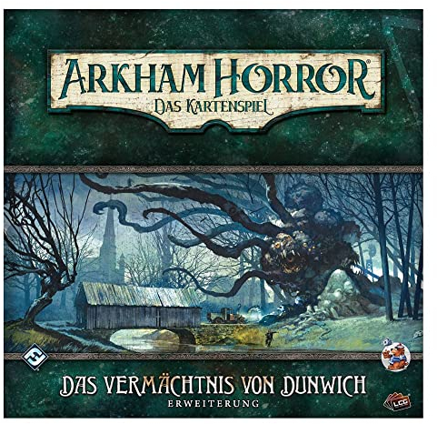 Fantasy Flight Games, Arkham Horror: LCG – Das Vermächtnis von Dunwich, Erweiterung, Expertenspiel, Kartenspiel, 1-4 Spieler, Ab 14+ Jahren, 45+ Minuten, Deutsch