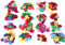 SUPVOX Appliques in tessuto colorato in feltro per decorazioni artigianali 200PCS
