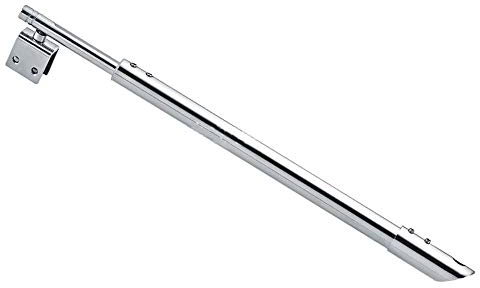 NUZAMAS Barra telescópica de 300 mm a 500 mm, barra de soporte de 25 mm para vidrio de 8 a 12 mm, brazo de soporte de acero inoxidable para baño, ducha, mampara de ducha