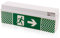 Notleuchte Rettungsschild Brandschutz-Zeichen Notausgang LED IP 54 mit Akku, für Wand & Deckenmontage geeignet, Notlicht variabel 3h/8h, inkl. Piktogrammset