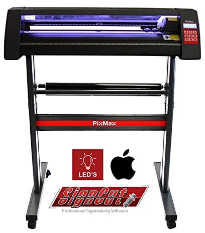 720mm Vinyl Schneideplotter mit LED Folienplotter Schneideplotter Plotter inklusive 3 x Roland-Messer SignCut Software
