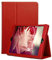 Leather Folio Flip Case For Apple iPad 10.2 9th 8th 7th Generation (2021/2020/2019) and For Apple iPad Pro 10.5 (2017) and For Apple iPad Air 3 (2019) (Red)