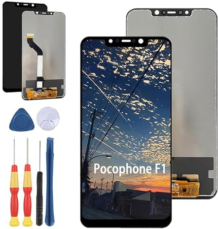 Yuxyiony Repuesto de LCD Pantalla para Xiaomi Pocophone F1 LCD Display Repair Screen y Accesorios de Herramientas de Repuesto.