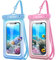 ProCase 2 Pezzi Custodia Impermeabile Smartphone IPX8 Fino a 7,0, Porta Cellulare Impermeabile Mare per iPhone 16/15/14/13/12/11 Pro Max XR XS X, Galaxy A05s A25 A55 A34, Xiaomi Redmi Note 13