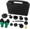 MOTOCOCHE 10tlg Bremsenentlüftungsgerät Adapter mit Quick Adapter Bremsenentlüftung Adapter Auto Bremsflüssigkeitsadapter für Bremsenentlüftungs-Set