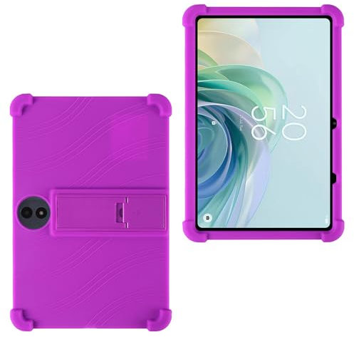 AKNICI Silicona Funda para TCL Tab 11 Gen 2 / TCL Tab 11 FE Tablet 11 Pulgadas, Funda Protectora con Función de Soporte para TCL Tab 11 Gen 2 / TCL Tab 11 FE Tablet 11 Pulgadas, Morado