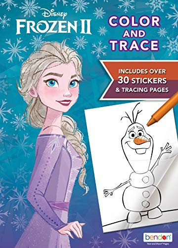 Disney Frozen 2 Color and Trace 48-Page Activity Book with 8 Tracing Sheets 46038