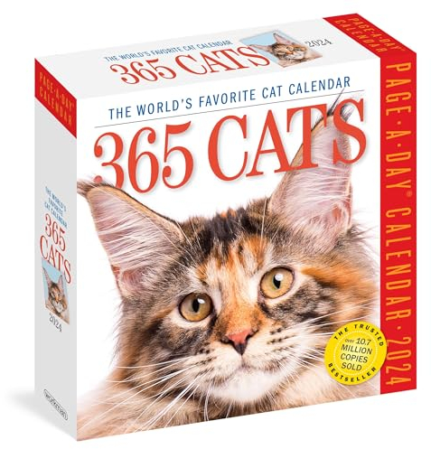 365 Cats Page-A-Day Calendar 2024: The World's Favorite Cat Calendar
