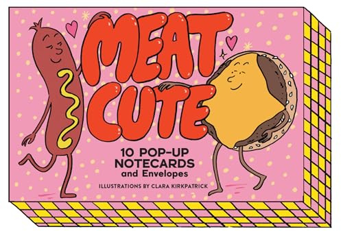 Meat Cute: 10 Pop-up Notecards and Envelopes