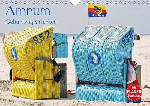 Amrum Geburtstagsmerker (Wandkalender immerwährend DIN A4 quer)