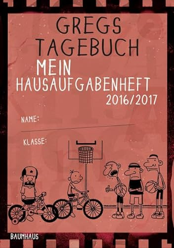 Gregs Tagebuch - Mein Hausaufgabenheft 2016/2017 (VE 5): VE = 5