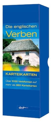 Karteikarten Die englischen Verben: 5100 Verbformen