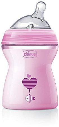 Chicco Ch Bib Natfeel 2m+ Girl 250ml