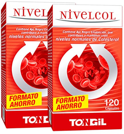 Nivelcol 120 Cápsulas | Levadura de Arroz Rojo, Fitoesteroles, Policosanol, Alcachofa y Ajo Negro | Mantiene tus Niveles para Reducir el Colesterol | Fórmula Segura y Eficaz de Tongil (2)