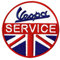 Vespa Service Sports Scooter Aufnäher Besticktes Patch zum Aufbügeln Applique Souvenir Zubehör