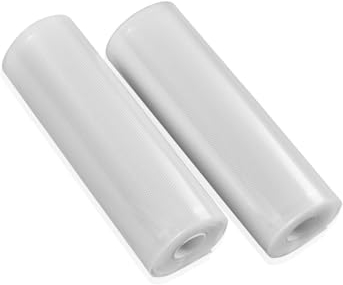 Leifheit Vakuumrolle 20x600cm, Beutel individuell zuschneidbar, geeignet zum Konservieren und Einfrieren, Vakuumierbeutel BPA-frei, kochfest, Sous Vide und Mikrowellen geeignet, inkl. 56 Etiketten