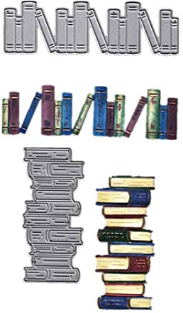Mothcattl Metall-Stanzschablonen für Bücher, Kartenherstellung, Prägeschablone, DIY, Scrapbooking, Album, Papierkarten, Basteldekoration