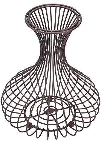 Ymiko Wine Bottle Barrel Cork Holder Iron Cork Collector Container Stopper Storage Basket Holder Standing Champagne Cork Display