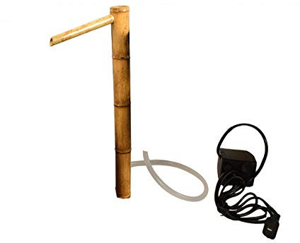 WYBF Fontaine Extérieure De Jardin Cascade, Bambou Caractéristique Pompe Paysage Décoration Japonaise, 90cm