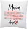 Personalisiertes Kissen mit Spruch Mama Ich Habe versucht Finden. Aber du hast ja bereits Mich!' - mit Namen- Geschenk zum Muttertag - Kissen mit Füllung Geburtstagsgeschenk für Mama (Ich - 1xName)