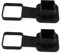 Tiardey 2 Stück 2-Zoll-Anhängerkupplungsabdeckung Plug Cap Insert Receiver Tube Schwarz Empfängerkupplungsabdeckung für Auto