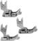 VGOL 3pcs Pieds Presseurs Articulés pour Machine à Coudre Industrielle avec Guide Droit 1/16 1/8 1/4 Pouces Compatible avec Brother Consew Singer Remplacement
