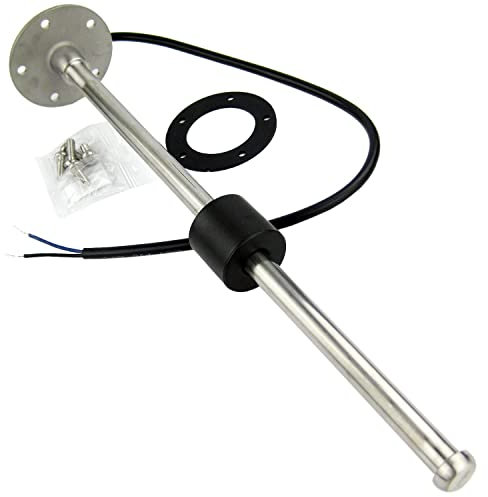 RV Marine Fuel Sending Unit, Water Level Gauge, Fuel Level Gauge, 0-190ohm Fuel Water Level Sensor Fuel Level Tank Sending Unit for Boat Truck Car RV (850mm, 5 Holes Sensor)