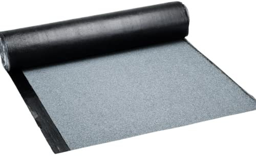 DSTOCK60 - Rouleau 2 Mètres de feutre bitume vert schiste espagnol – Largeur 1 m – Couvre 2 m² - Découpe au mètre - Etanchéité toiture, niche, cabane...