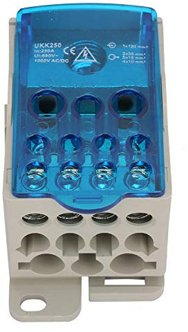 Répartiteur de câble électrique, UKK-250A Bornier, Borniers Rail Din, Boîte De Jonction, Borniers Electrique, Boite de distribution, Pour Armoires De Distributio armoires haute tension