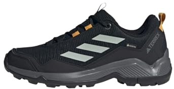 adidas Herren Terrex Eastrail Gore-TEX Hiking Shoes Wanderschuhe, Core Black/Silver/Preloved Yellow, 42 EU
