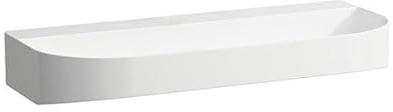 Laufen Sonar Waschtisch unterbaufähig, ohne Hahnloch, ohne Überlauf, 1000x420mm, H810347, Farbe: Weiß matt