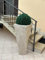 Vaso svirgolato in cemento - da giardino per arredo esterno - colore bianco o beige altezza cm. 25 o 50 o 75 o 100 (100, beige)