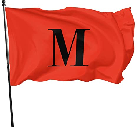 Garten Banner 90X150cm Englisches Alphabet Garten Flagge Personalisierte Fahnenkette Flaggen Lichtbeständige Flagge Für Feiern Paraden Draußen