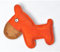 Aumüller Hundespielzeug aus Leder - Esel, orange