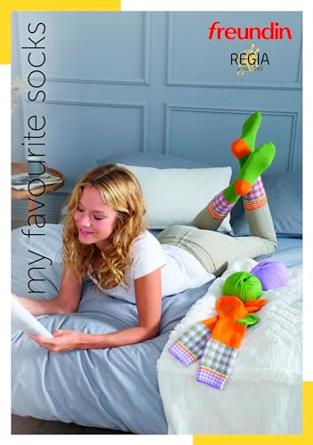 Regia Freundin Booklet my favourite socks Magazin Papier Ganzjährig Hefte Strickanleitung Socken