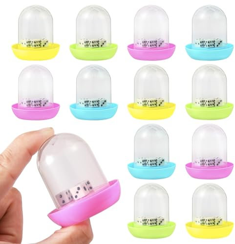 Tazas Dados, Juego De Dados Tazas, Games Dice Cup, Dice Shaker Taza, Bar Games Dados, Plastico Dados Tazas, Juego Dados Bar, Vasos de Dados, para Juegos de Entretenimiento,Bar, Fiesta