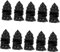 LALADEFIEE 10St Reifen Spikes Motorradreifen Spikes für Fahrradreifen roller reifen bike tire repair kit Reifen Schraubbolzen Anti-Rutsch-Nägel für Fahrräder Gel-Nagel Black