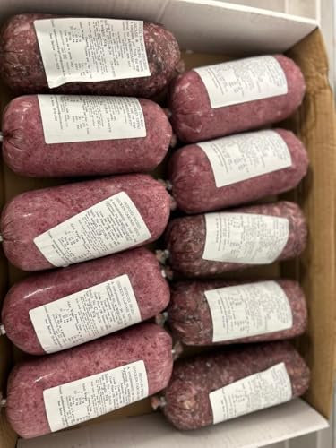 Frozen Raw Dog Food, Mix Box Frozen Dog Food 42x 500g bags 21kg box. - Includes Chicken, Tripe, offal) Dog Meal BARF Diet