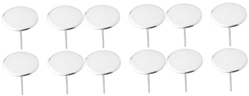 TOYZFRIENDY 12 Pcs Stainless Steel Nails Cake Decorating Nails Fat Daddio Heat Baking Core Heating Rods Baking Cake Heating Rods Cake Decorating Kit Nail Heating Core Silver