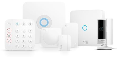 Ring Intercom + Kit Ring Alarm - S + Indoor Camera (2ª gen.) | Il trio perfetto per il controllo della tua casa in un unico conveniente pacchetto | Compatibile con Alexa