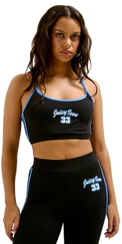 Juicy Couture Damen Icon Bralette Ohne Bügel mit Verstellbaren Trägern Freizeit U. Fitness in Versch. Farben Sport-BH