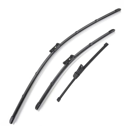 BTSWXH Windschutzscheiben-Wischerblätter vorne hinten Set Für VW Polo 6R Hatchback 2017 2016 2015 2014 2013 2012 2011 2010 2009